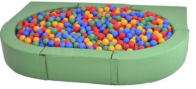 Сухой бассейн-трансформер Овальный 6 элементов