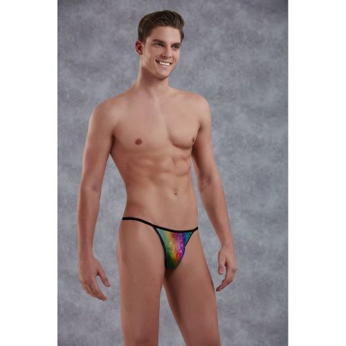 Мужские трусы стринги разноцветные Doreanse 1300 Rainbow