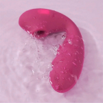 Фиолетовый вибратор 13,9см с вакуумной стимуляцией и нагревом BeYourLover Tara Purple TW05C