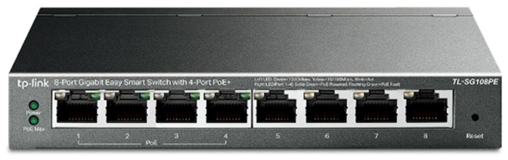 TP-LINK TL-SG108PE черный
