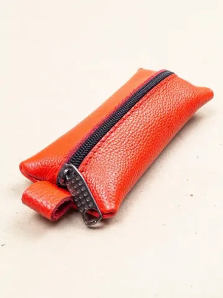 Ключница карманная кожаная