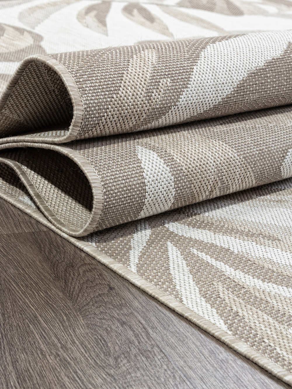 Ковер S126 - BEIGE - Прямоугольник - коллекция KAIR размер 100*200 см