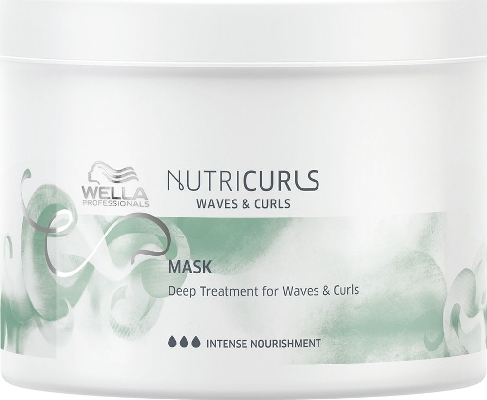 Wella Nutricurls Питательная маска для вьющихся и кудрявых волос 500 мл