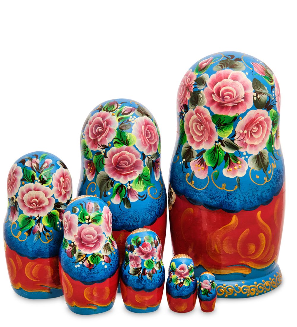 Народные промыслы МР-43/38-C Матрешка 7м «Василина»