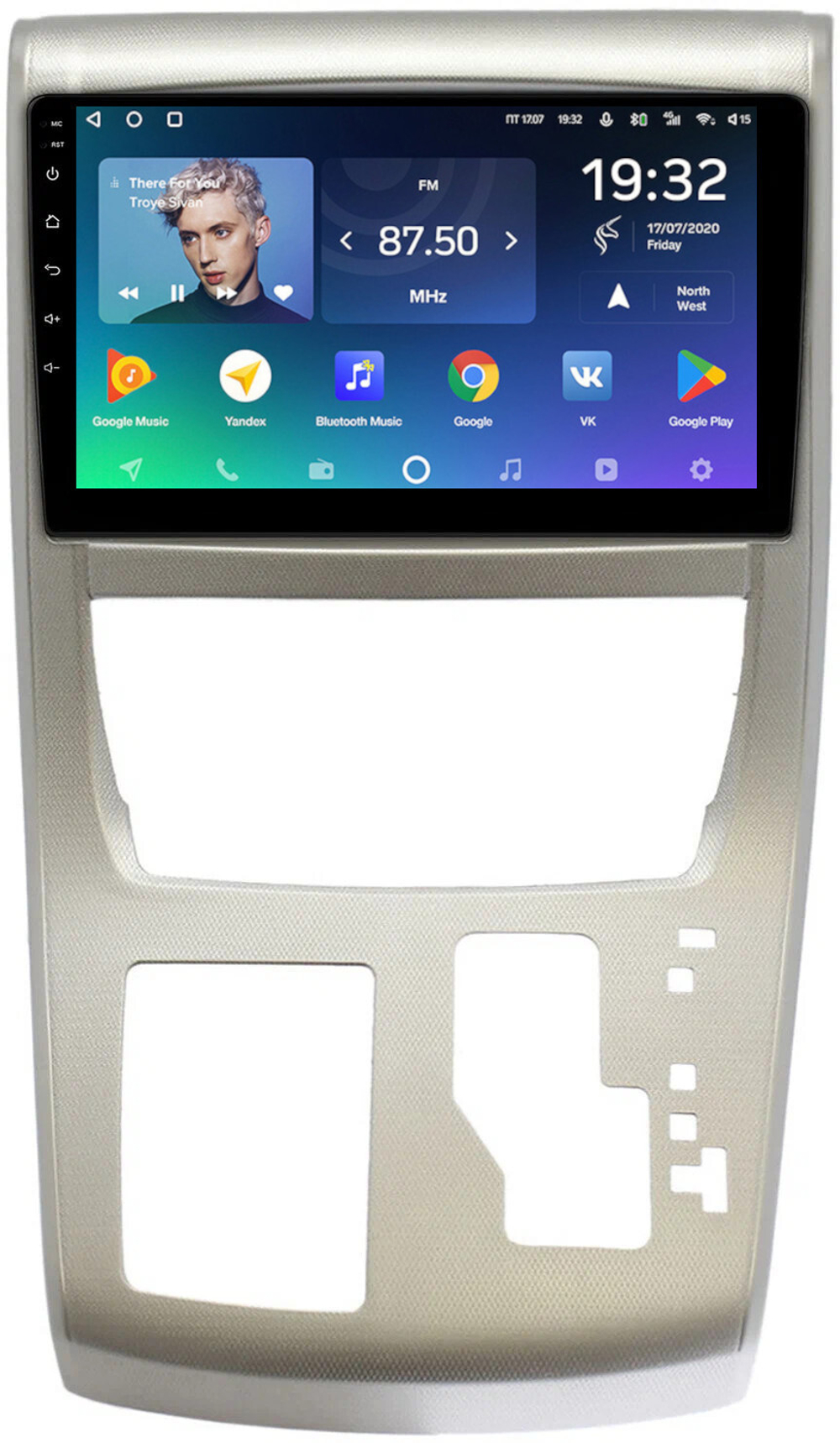 Магнитола для Toyota Alphard 2 H20, Vellfire 1 H20 2008-2015 (полочка под экраном, большая рамка 10) - Teyes SPRO+ на Android 10, ТОП процессор, 4Гб+64Гб, 4G SIM-слот