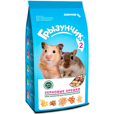 Грызунчик 2 250г Зерновые орешки д/грыз