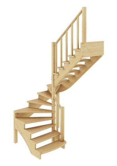 Лестница на второй этаж К-003м/4 Правая