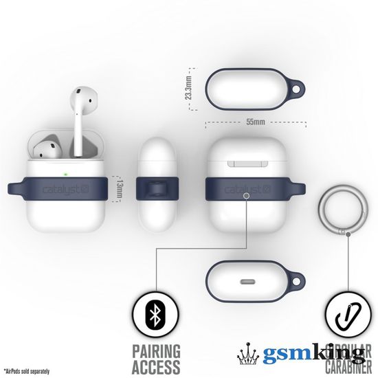 Catalyst Minimalist Case for AirPods 1 | 2 Midnight Blue (Синий)