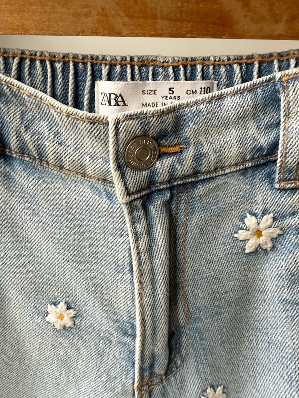 Джинсовые шорты Zara, 110