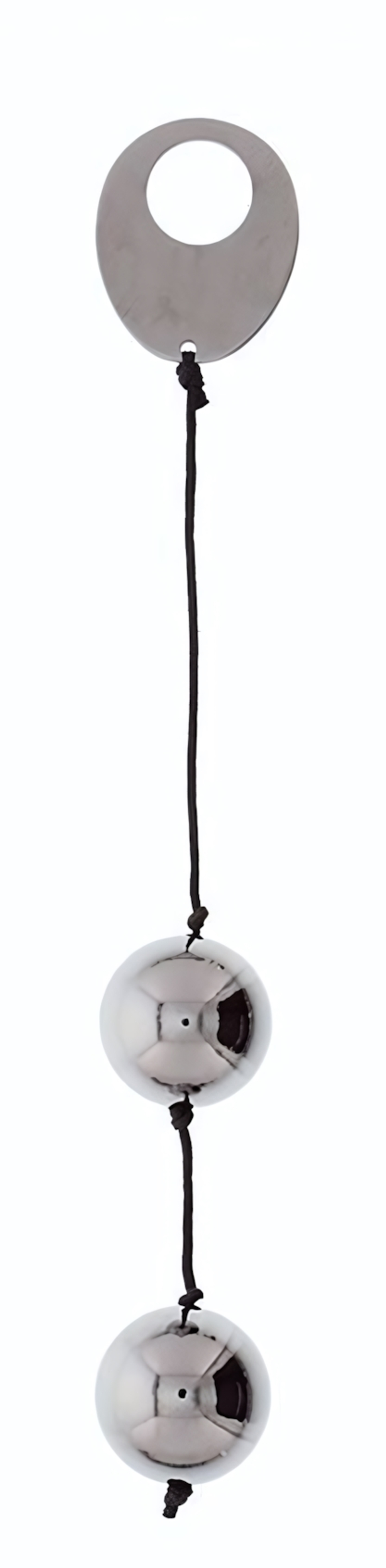 Металлические вагинальные шарики RANGE DOMINO METALLIC BALLS (Цвет: серебристый)