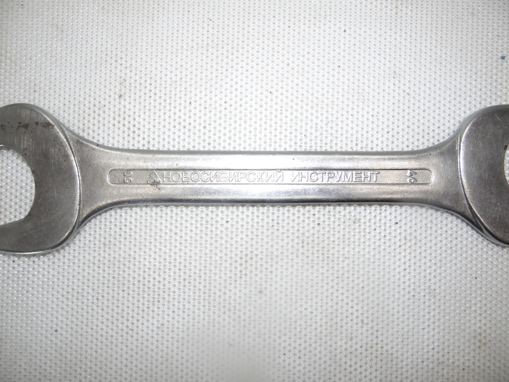 Ключ гаечный рожковый двухсторонний 46х50 Новосибирский Инструмент