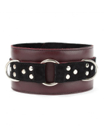 Бордовый ошейник Ladys Arsenal на регулируемом ремешке