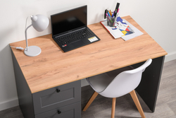 Остин Стол письменный 12.159 Серый графит/Дуб Вотан