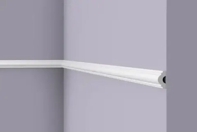 Молдинг для стен 2,5см, дюрополимер, влагостойкий, под окраску 25х12,5х2000мм