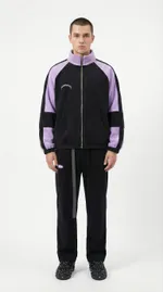 Толстовка Ymkashix Turbo fleece Zip черный/фиолетовый