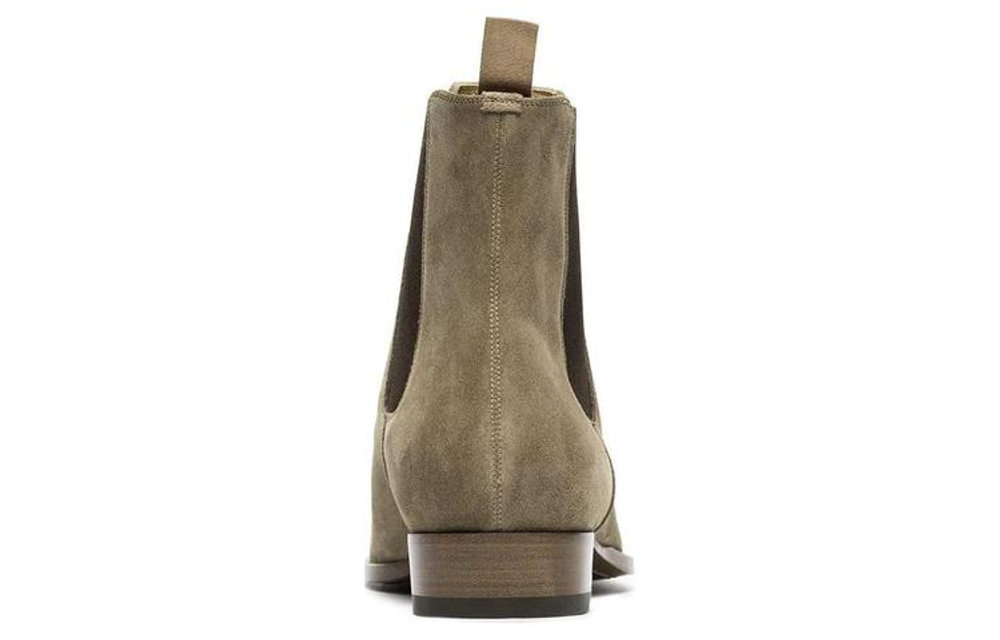 SAINT LAURENT Wyatt Beige Boots