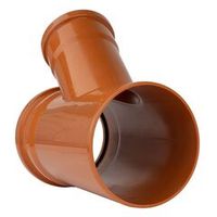 Тройник наружный канализационный 160х110 мм 45°