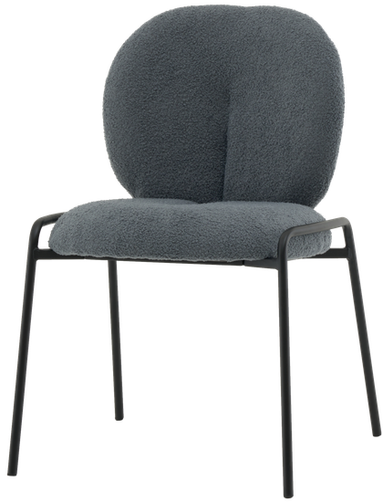 Стул Molly букле темно-серый