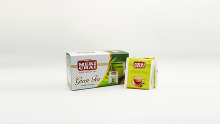 MERI CHAI (Мери Чай) зеленый 25 пак. (Без ложки)