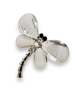 Брошка Стрекоза. Цвет серебро