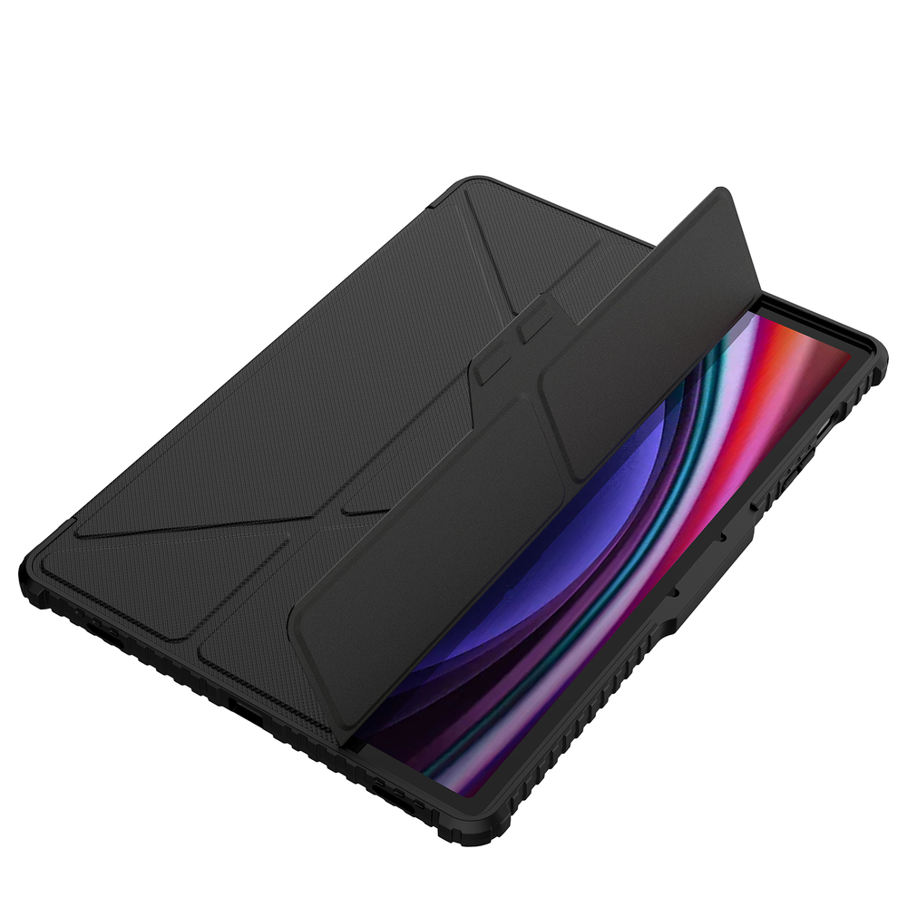 Чехол книжка от Nillkin для планшета Samsung Galaxy Tab S9+ Плюс, серия Bumper Pro Case-Multi Angle Folding Style, многофункциональный складной