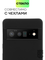 Стекло на камеру BROSCORP для Google Pixel 6 Pro оптом (арт. PIXEL-6PRO-3D-CAM-GLASS-BLACK)