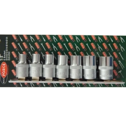 Набор головок Е-профиль 7пр. 1/2''(E10,E12,E14,E16,E18,E20,E22), на планке RockForce##Rock FORCE RF-4073