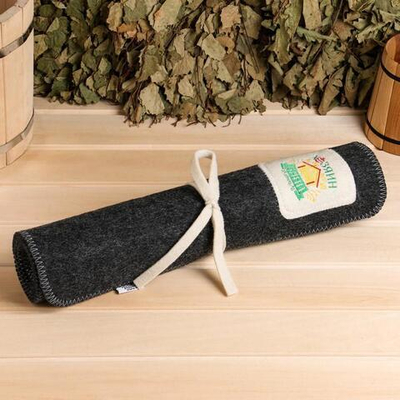 Лежак с вышивкой Хозяйн бани