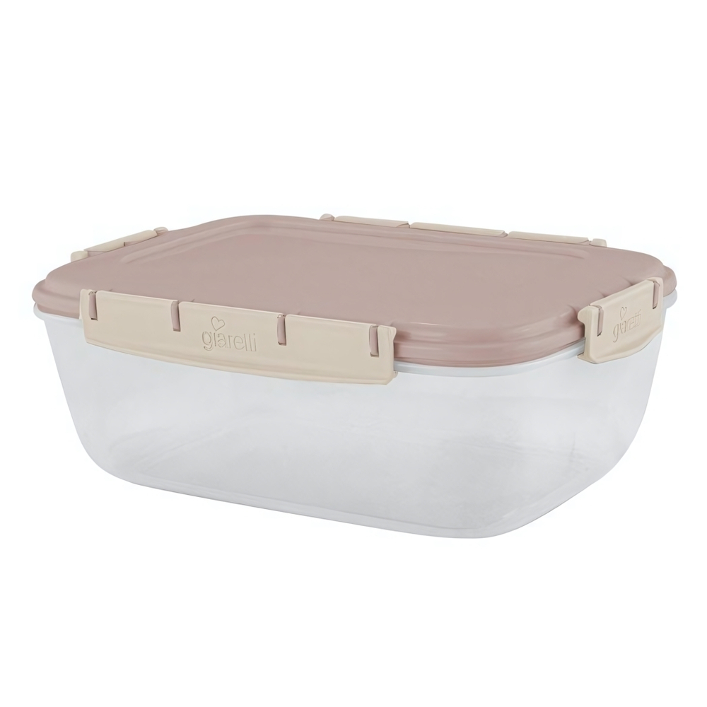 Контейнер для продуктов Sugar&Spice Barberry герметичный 1,8л прямоугольный латте