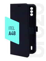Чехол с флипом для Itel A48 DF black