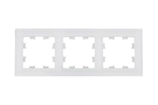 Рамка 3-м AtlasDesign Nature натур. стекло бел. SE ATN360103