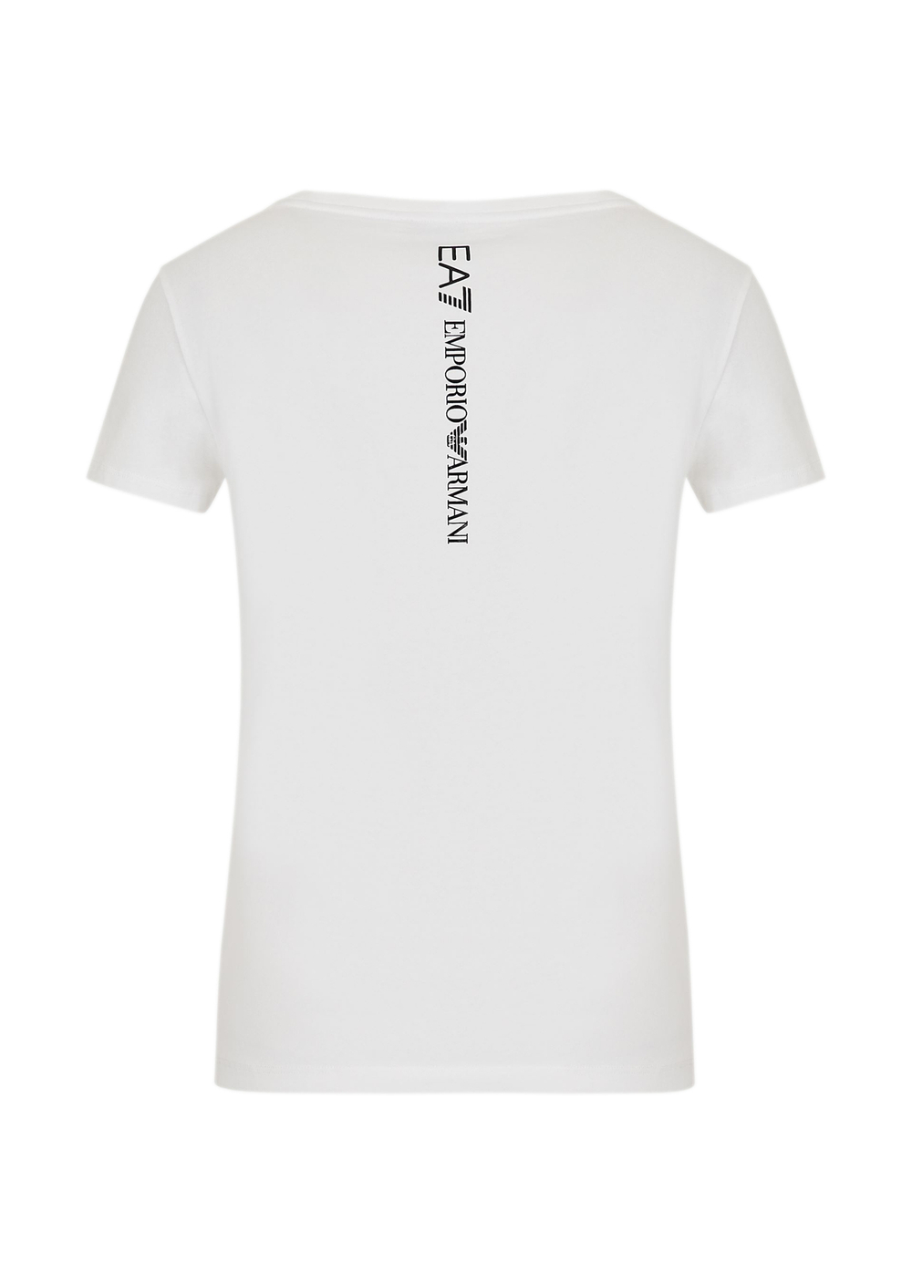 Женская теннисная футболка EA7 Woman Jersey T-Shirt - white