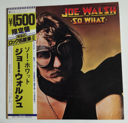 Винтажная виниловая пластинка LP Joe Walsh So What (Japan 1978) (Obi)