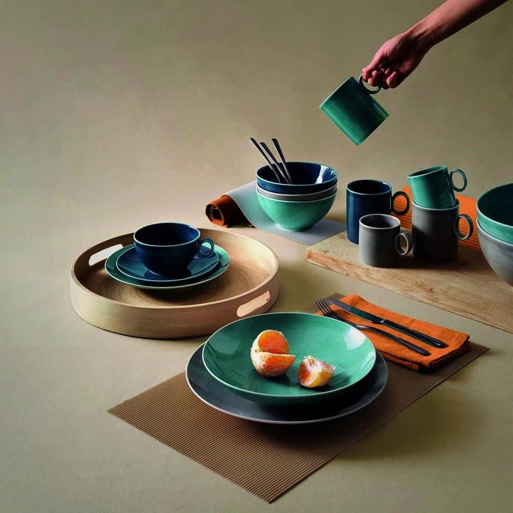Thomas Rosenthal Group Кофейно-столовый набор Loft Colour на 2 персоны ледяной синий