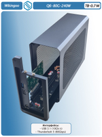 Внешний корпус для видеокарты Wikingoo WKG-Q6-240W EGPU. Thunderbolt 5.