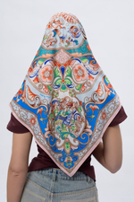 Платок «Шедевры русских эмальеров»