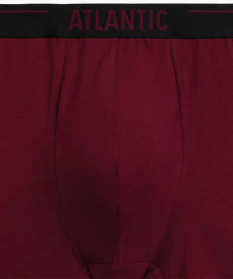 Трусы мужские боксеры (5шт) Atlantic 5SMH-004, хлопок, коричневый + графитовый + черный + фиолетово-серый + каберне