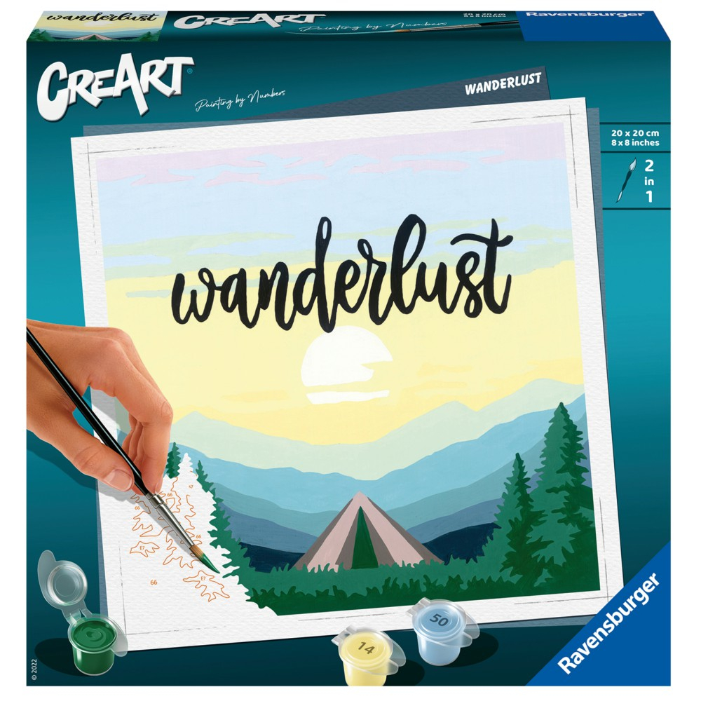 Ravensburger - CreArt Из путешествия Раскраска по номерам 202690