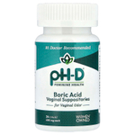 pH-D Feminine Health, Вагинальные свечи с борной кислотой, 600 мг, 24 шт.