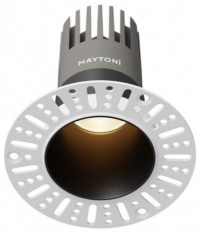 Встраиваемый светильник Maytoni  DL120-10W-3K-TRS-B