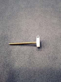 Пластиковые заглушки для саморезов, черные - 100 шт.