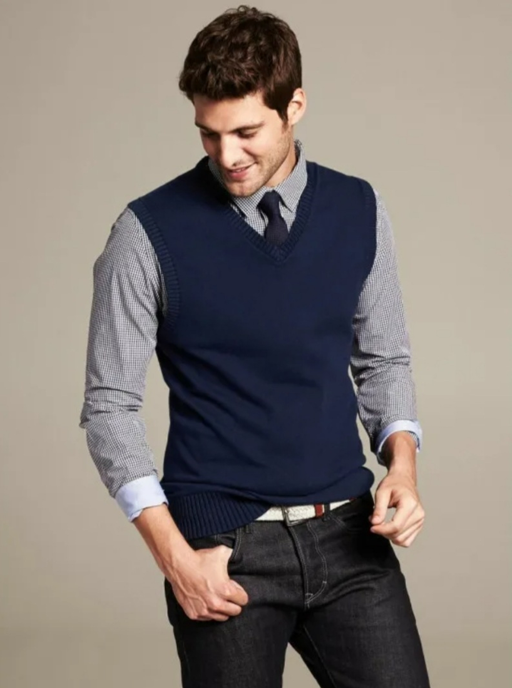 Жилет для мальчика мужской трикотажный трикотаж синий темно-синий футер 2-нитка тёплый школьный деловой демисезонный зимний осенний весенний праздничный торжественный официальный для школы тёмный вязаный костюмный