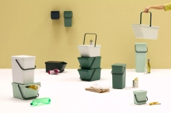 Brabantia - Контейнер для мусора Sort &amp; Go 20л для сортировки, серый / артикул   277726  / GTIN 8710755277726