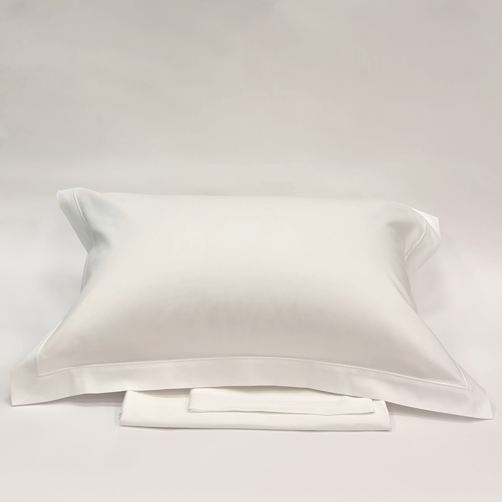 Постельное белье 2 спальное евро Сlaire&Caroll Vire белое