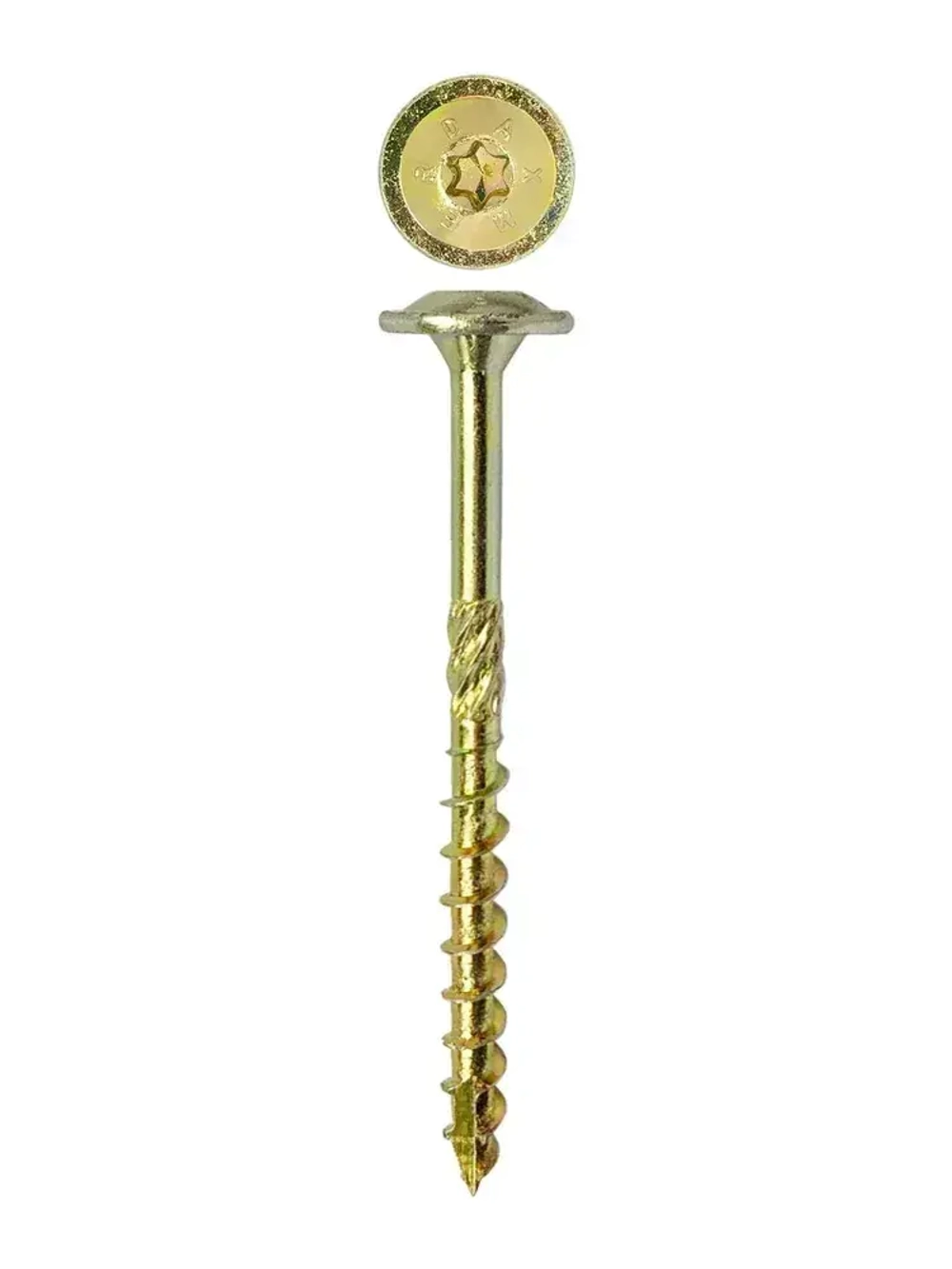 Саморез конструкционный тарельчатый Torx Daxmer 6,0х80 (100шт)