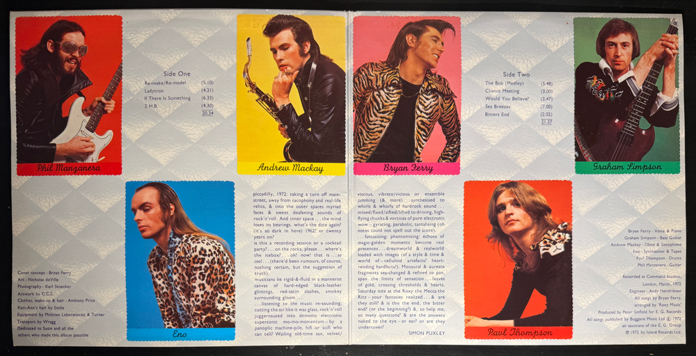 Roxy Music ‎– Roxy Music (Голландия 1974г.) Т