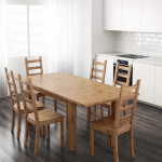 Раздвижной стол - IKEA STORNÄS/STORNAS/СТОРНАС ИКЕА, 147/204х95х74 см, коричневый