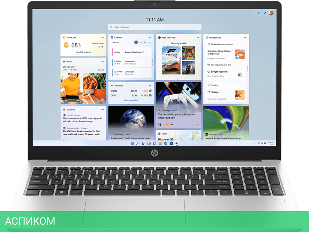 Ноутбук HP 250 G10 серебристый (8A5C8EA)