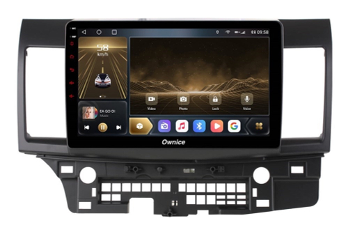 Штатная магнитола OWNICE OL-1632-N для Mitsubishi Lancer X 2007-2013 на Android 12.0