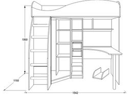 Уголок школьника "Омега  9" (млечный дуб/фиолет/арт фиолет), ЛДСП/МДФ, Фант-мебель, г. Волжск